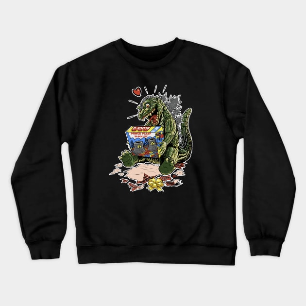 Best Kaiju Gift, Ever Crewneck Sweatshirt by ArtbyRichard